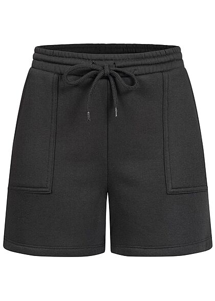 Vero Moda Damen Sweat Shorts Tunnelzug 2-Pockets schwarz - Art.-Nr.: 21052065