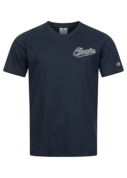 Champion Heren T-Shirt met logo-opdruk marineblauw - Art.-Nr.: 22090445