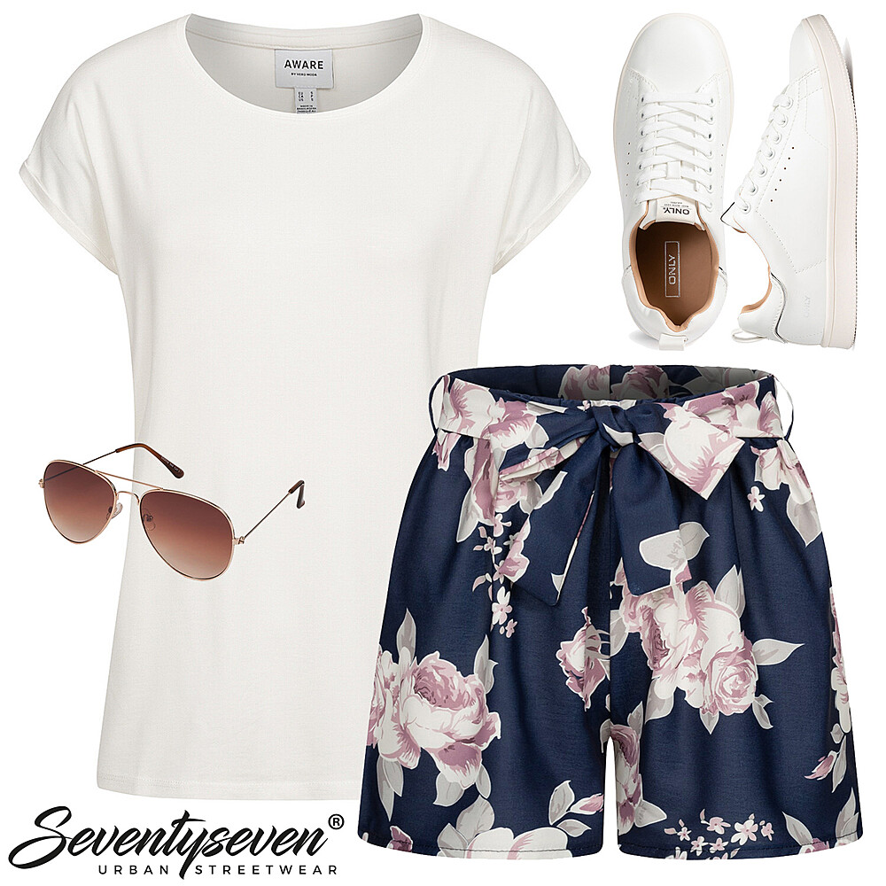 Luchtige zomer-shorts Outfit 24362