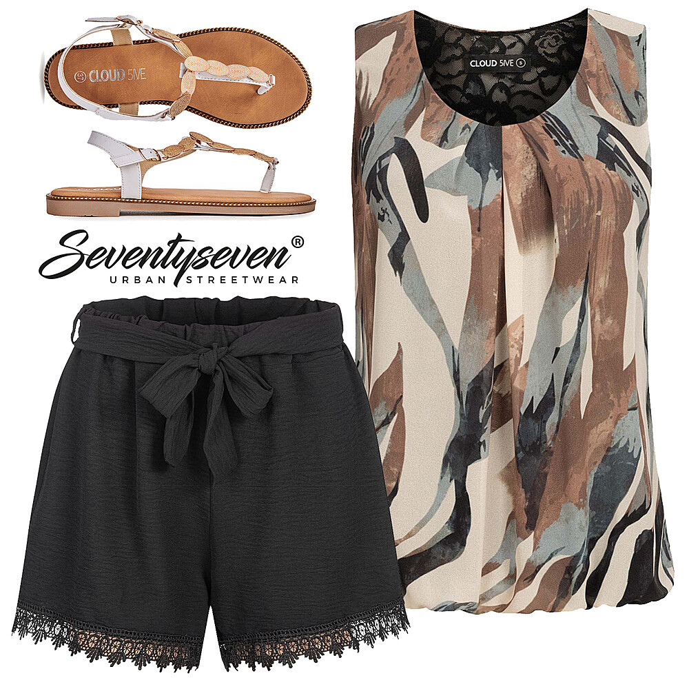Luftige Sommer Shorts Outfit 24674