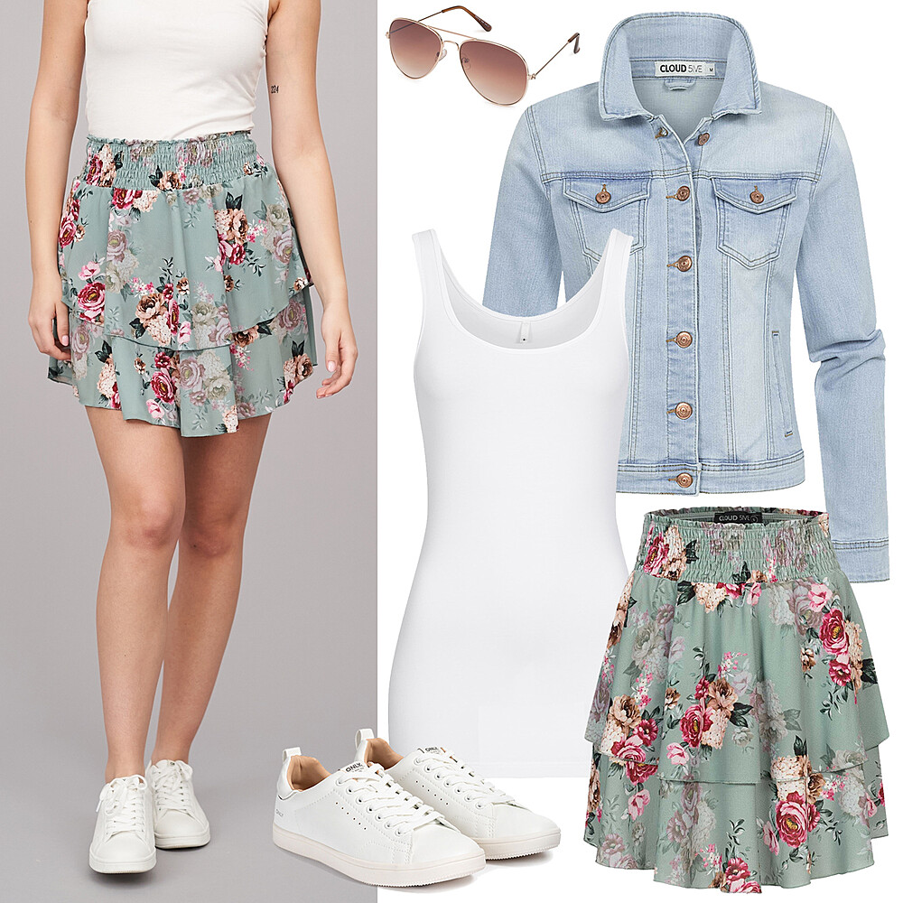 Urbane zomerse straatstijl Outfit 27549