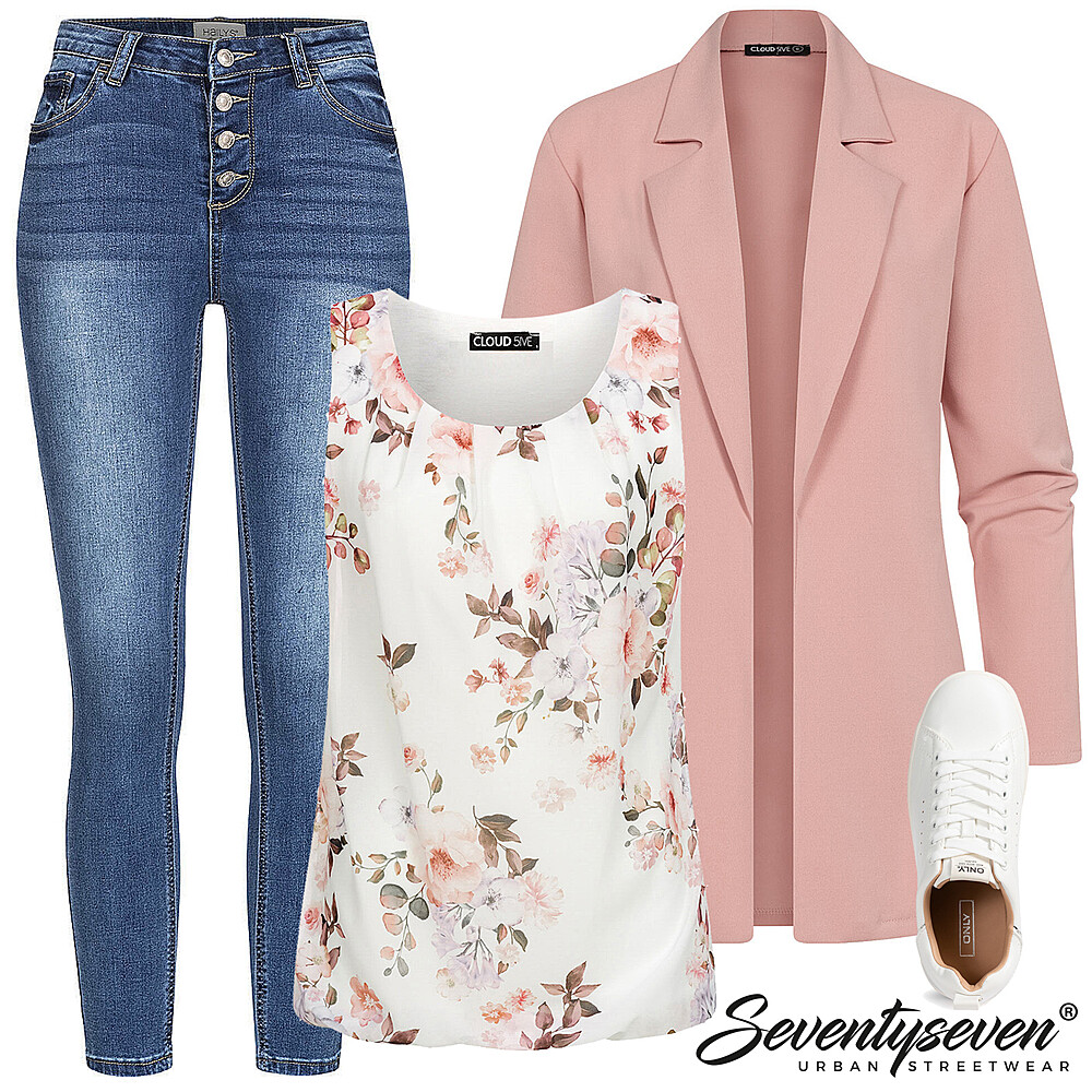 Zomerse blazerstijl Outfit 27587