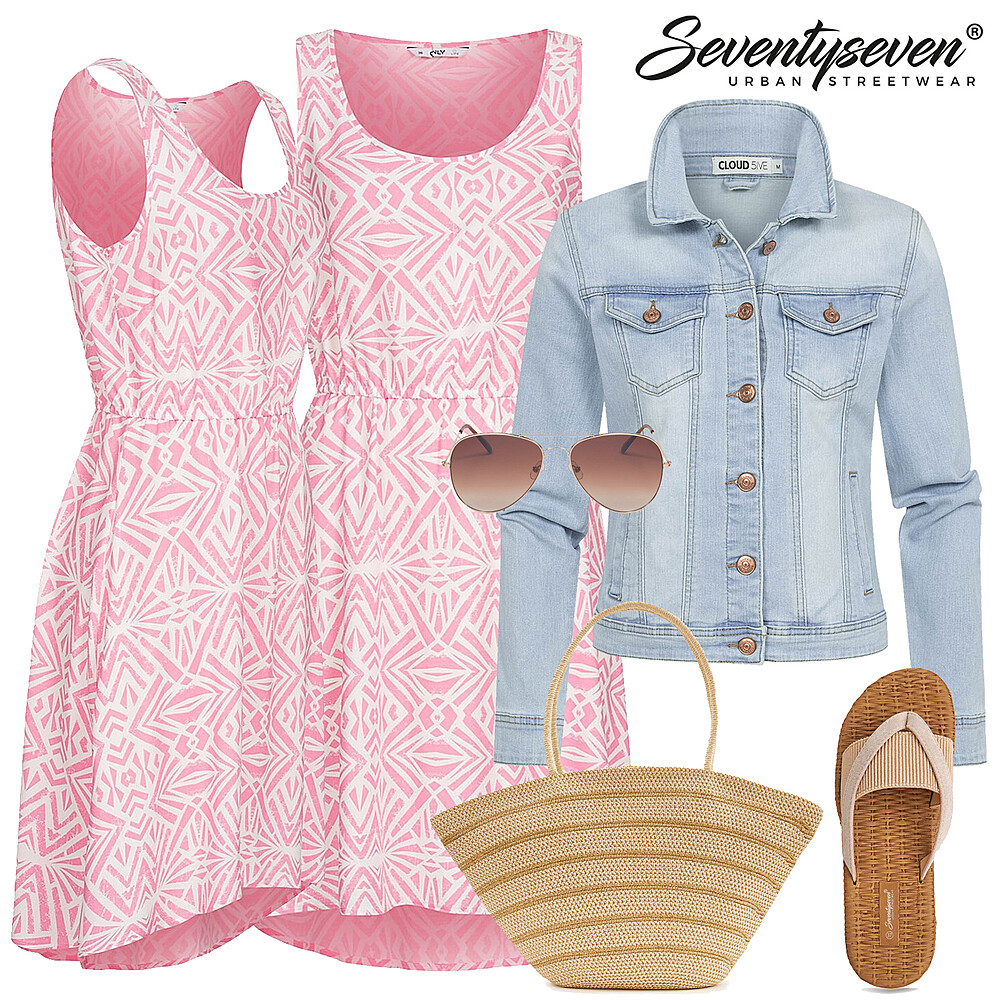 Zomer vibes jurk sandalen Outfit 27712