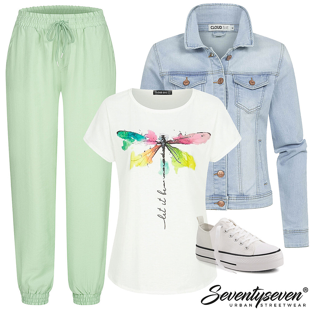 Fris in groen Outfit 27769