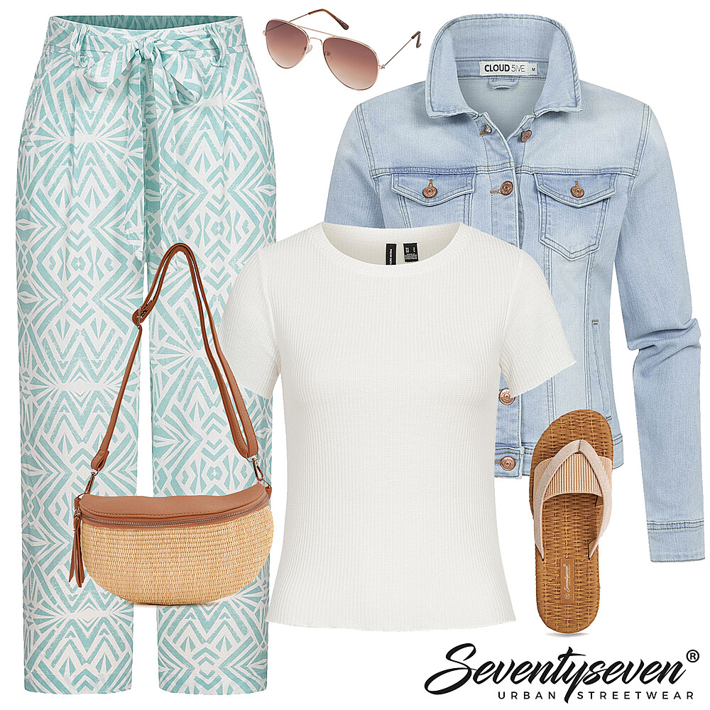 Losse denim look Outfit 27803