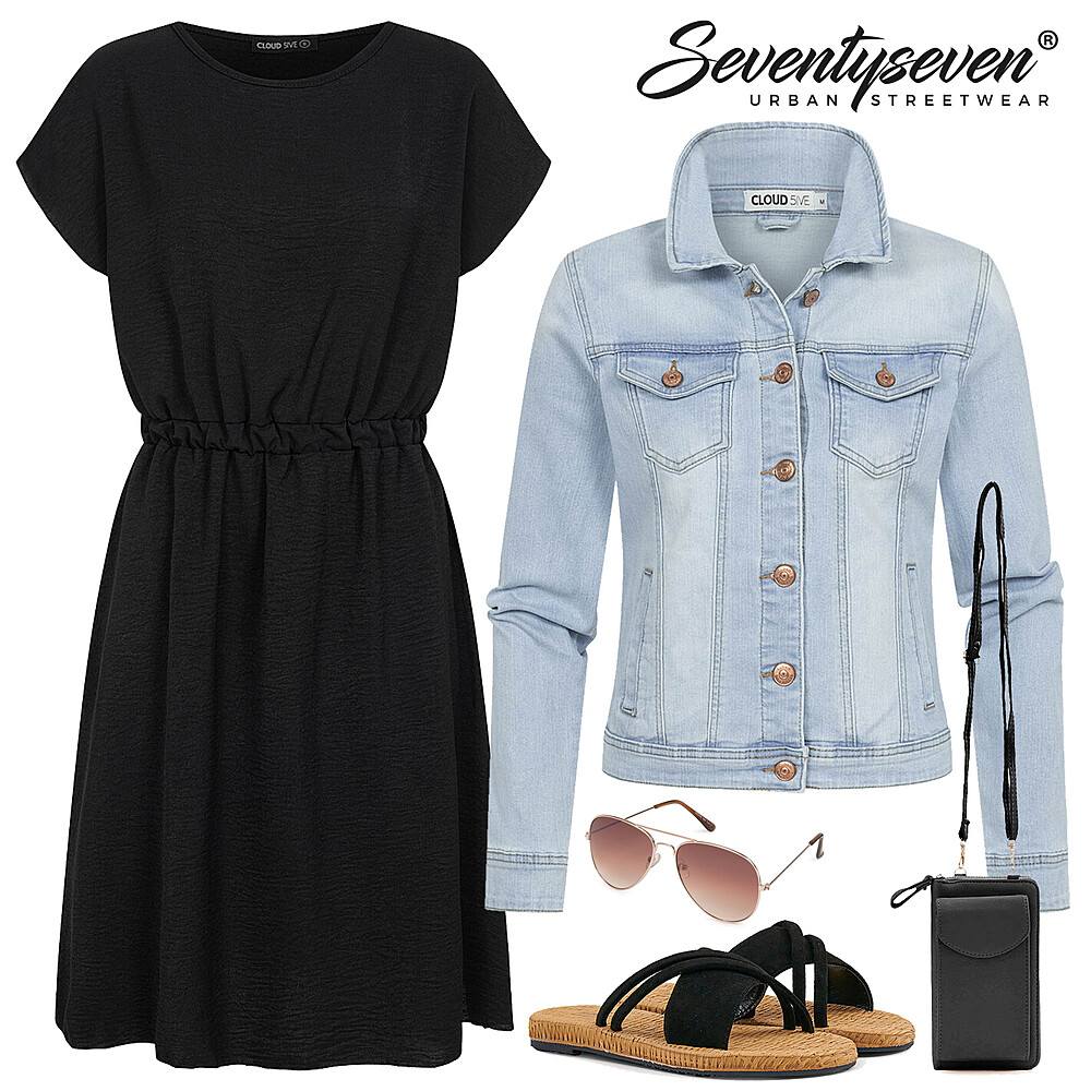 Chic in Schwarz Outfit 27820