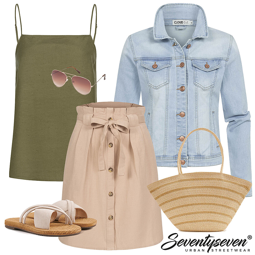 Coole denimlook Outfit 27849