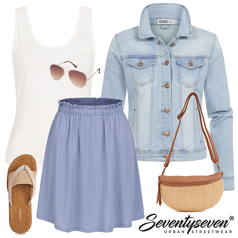 Casual spijkerjasje Outfit 27850