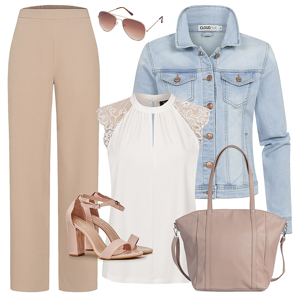 Alledaagse Ensemble met Charme Outfit 27979
