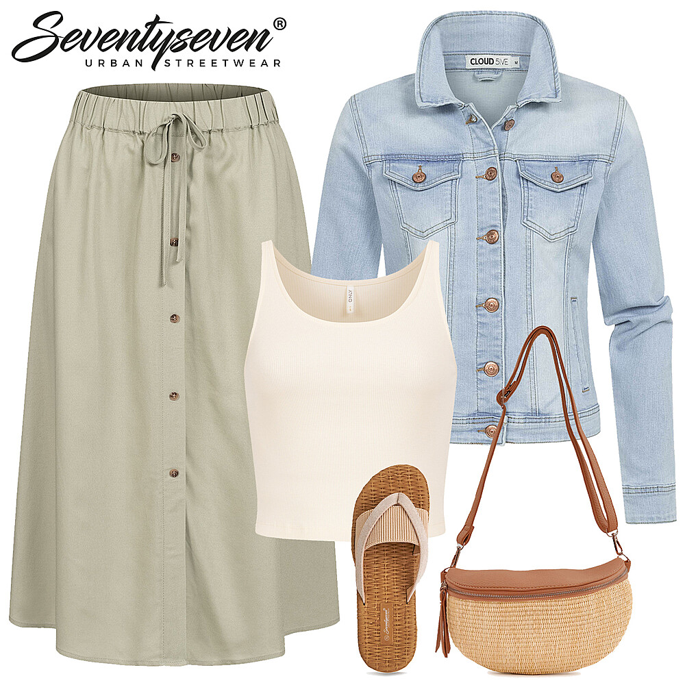 Zomerse stadsstijl Outfit 28044