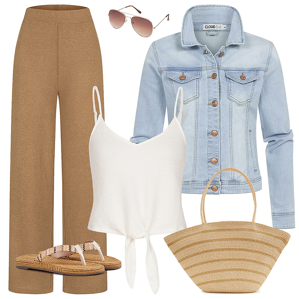 Zomeravond-chic Outfit 28046