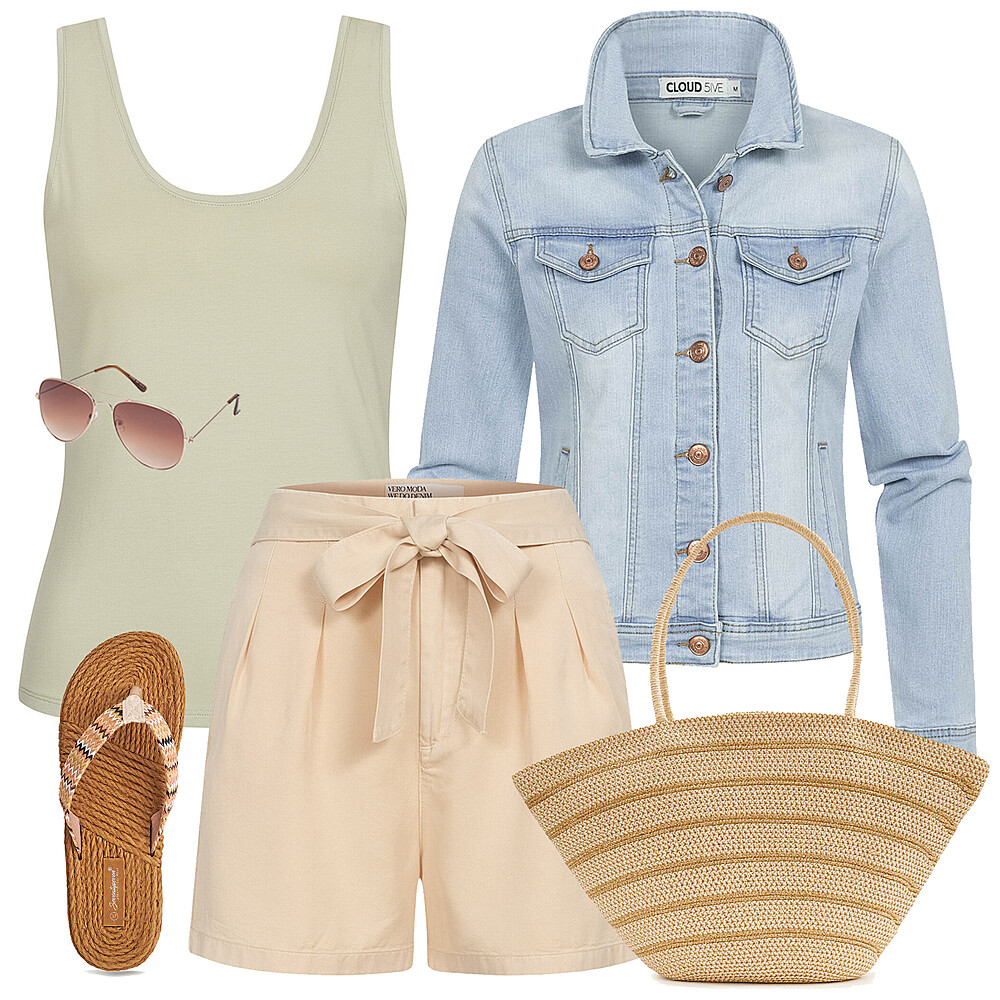 Casual spijkerjasje Outfit 28060