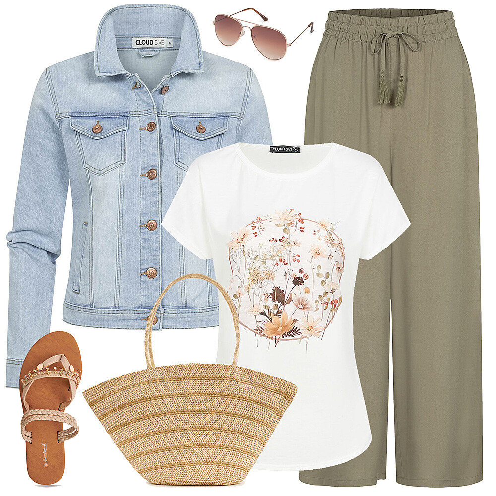 Blumige Leichtigkeit Outfit 28098
