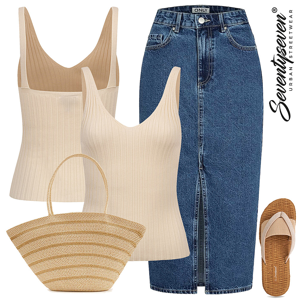 Zonnige rok outfit 28130