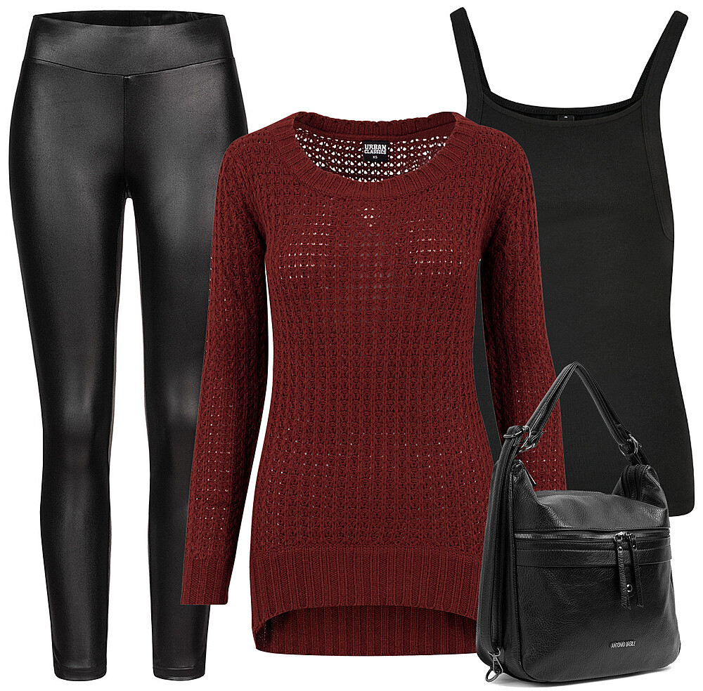 Stijlvol met tas Outfit 28526