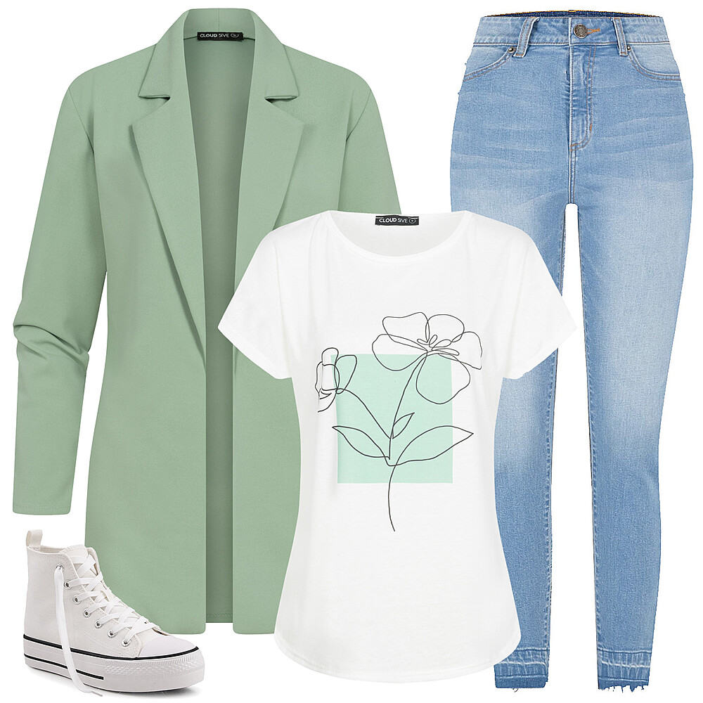 Bloemen chic Outfit 28868