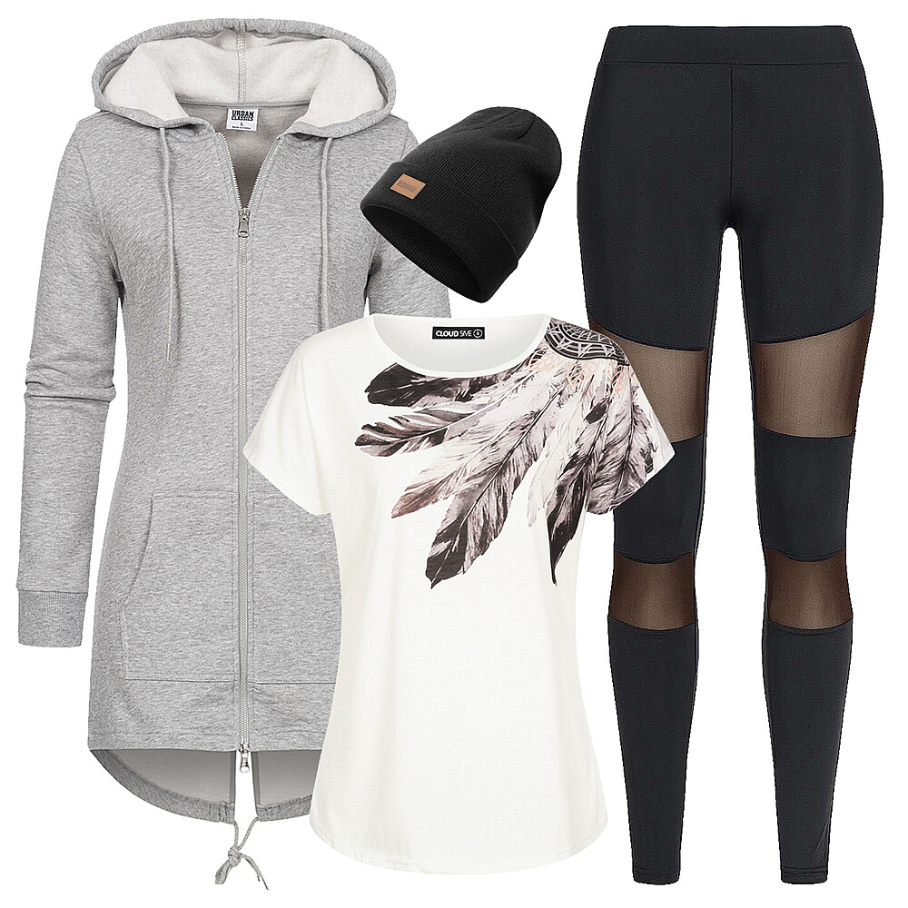 Vederlichte stijl Outfit 28877
