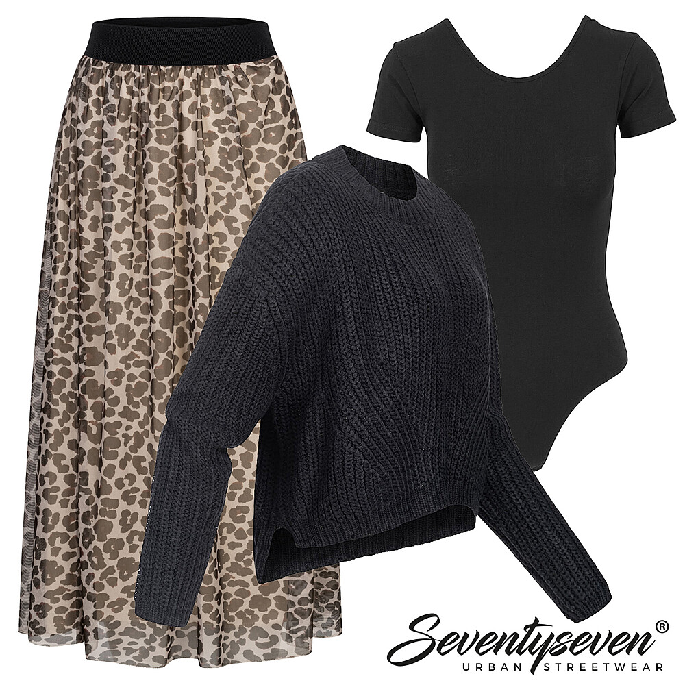 Mode met leeuwprint Outfit 29005
