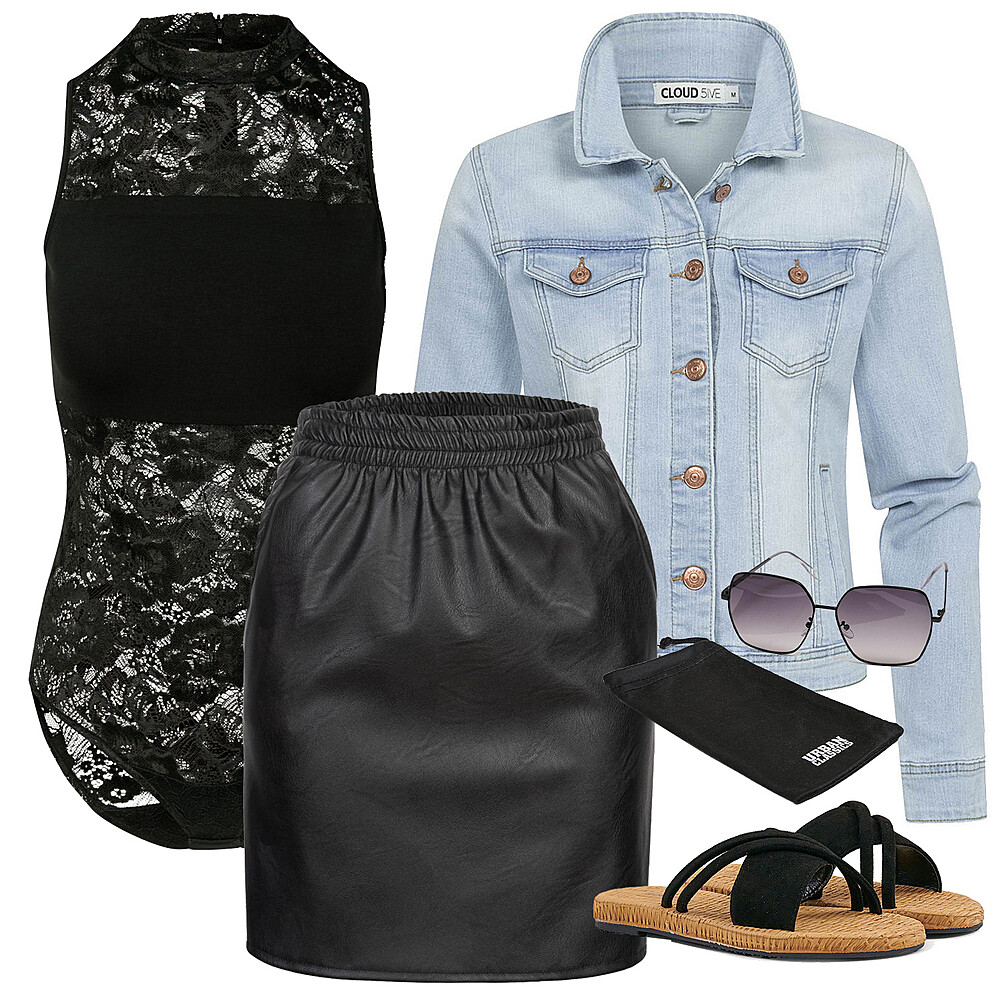 Chic in zwart Outfit 29345