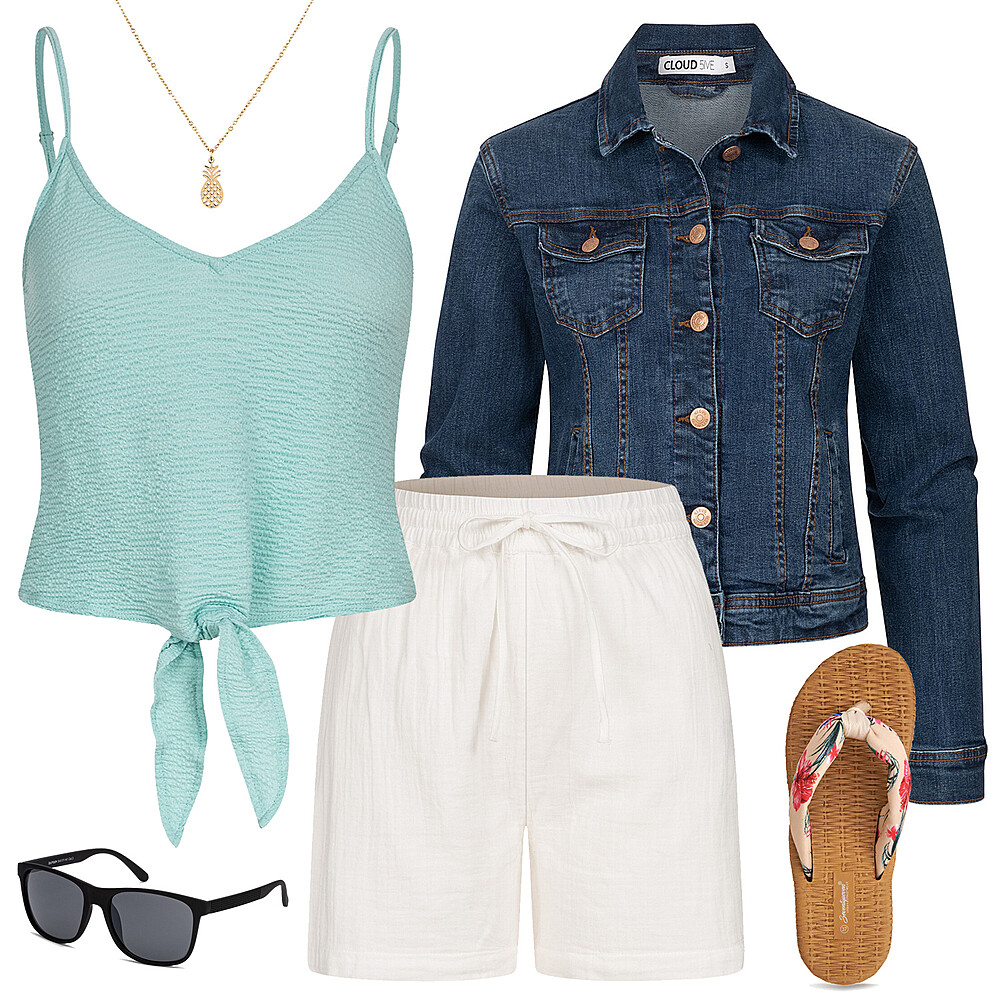 Frisse denimtrend Outfit 29480