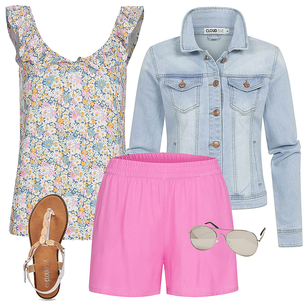 Bloemige lichtheid Outfit 29484