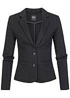 ONLY Dames NOOS Blazer met schoudervullingen en 2 sierzakken zwart