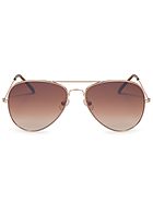 Seventyseven Lifestyle Dames Zonnebril UV-bescherming 400 goud bruin
