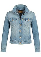 ONLY Dames NOOS Jeans Jas 4-Pockets lichtblauw denim