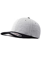 Flexfit 2-Tone Double Jersey Cap grijs zwart
