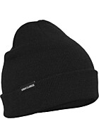 Urban Classics Basic Flap Beanie Strickmtze schwarz