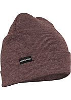 Urban Classics Basic Flap Beanie Strickmtze burgundy rot