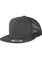 Flexfit Classic Trucker Snapback Mesh Cap charcoal donkergrijs