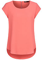 ONLY Dames NOOS Blouse met rits en structuurstof roze
