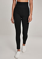 Urban Classics Dames Basic hoge wijdte legging zwart
