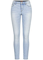 ONLY Dames Skinny Jeans Regular Waist special bright blauw denim