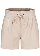 JDY by ONLY Dames NOOS Jersey Shorts 2-Pockets chateau gray beige