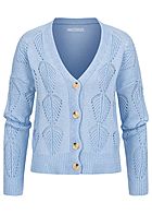 Hailys Dames Cardigan lichtblauw