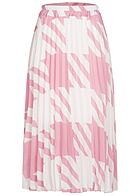 Styleboom Fashion Dames Longform Rok wit donkerroze
