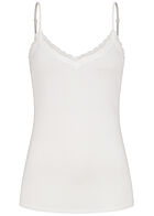 Pieces Dames NOOS V-Neck Top cloud dancer wit