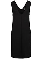 ONLY Damen V-Neck Mini Kleid Rckenausschnitt schwarz