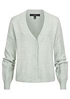 Vero Moda Dames NOOS Vest met v-hals en ballonmouwen groen