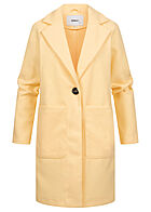 ONLY Dames Vest met 2 zakken en 1 knoopsluiting lichtgeel