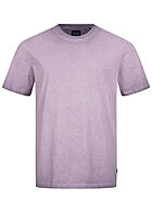 ONLY & SONS Heren NOOS Basic T-shirt gewassen look donkerpaars