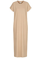 Aware by Vero Moda Dames Viscose Jurk lange vorm bruin