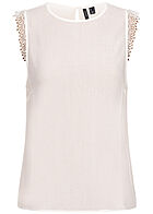 Vero Moda Dames NOOS Top met kant wit