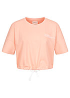 ONLY Dames Kort T-shirt met opdruk roze