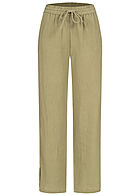 JDY by ONLY Dames Stoffen broek met wijde pijpen groen
