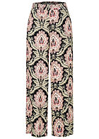 JDY by ONLY Dames Viscose Zomerbroek met print zwart