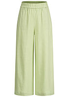 Pieces Dames Hoge taille stoffen broek met 2 zakken groen