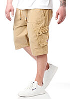 Geographical Norway Heren Bermuda Shorts met 6 zakken beige
